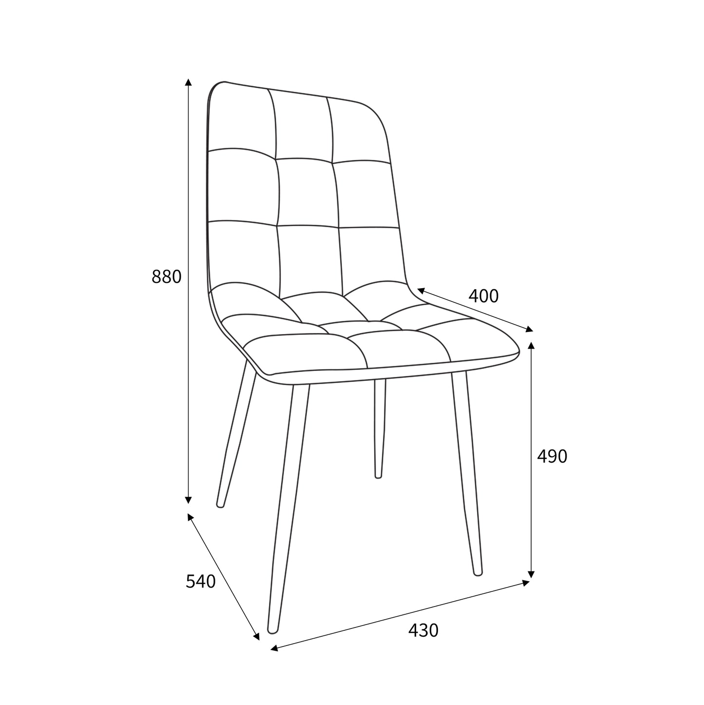 Timor 1.2m & 4 Madison Dining Set