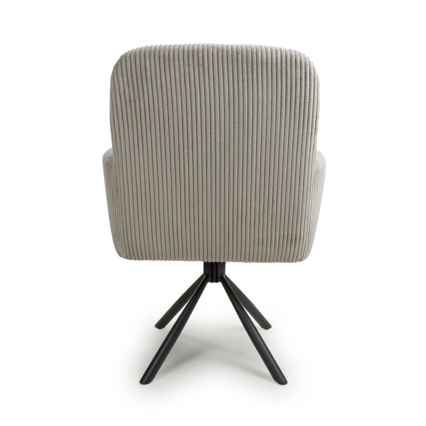 Rotana Round White & 4 Cassidy White Dining Set