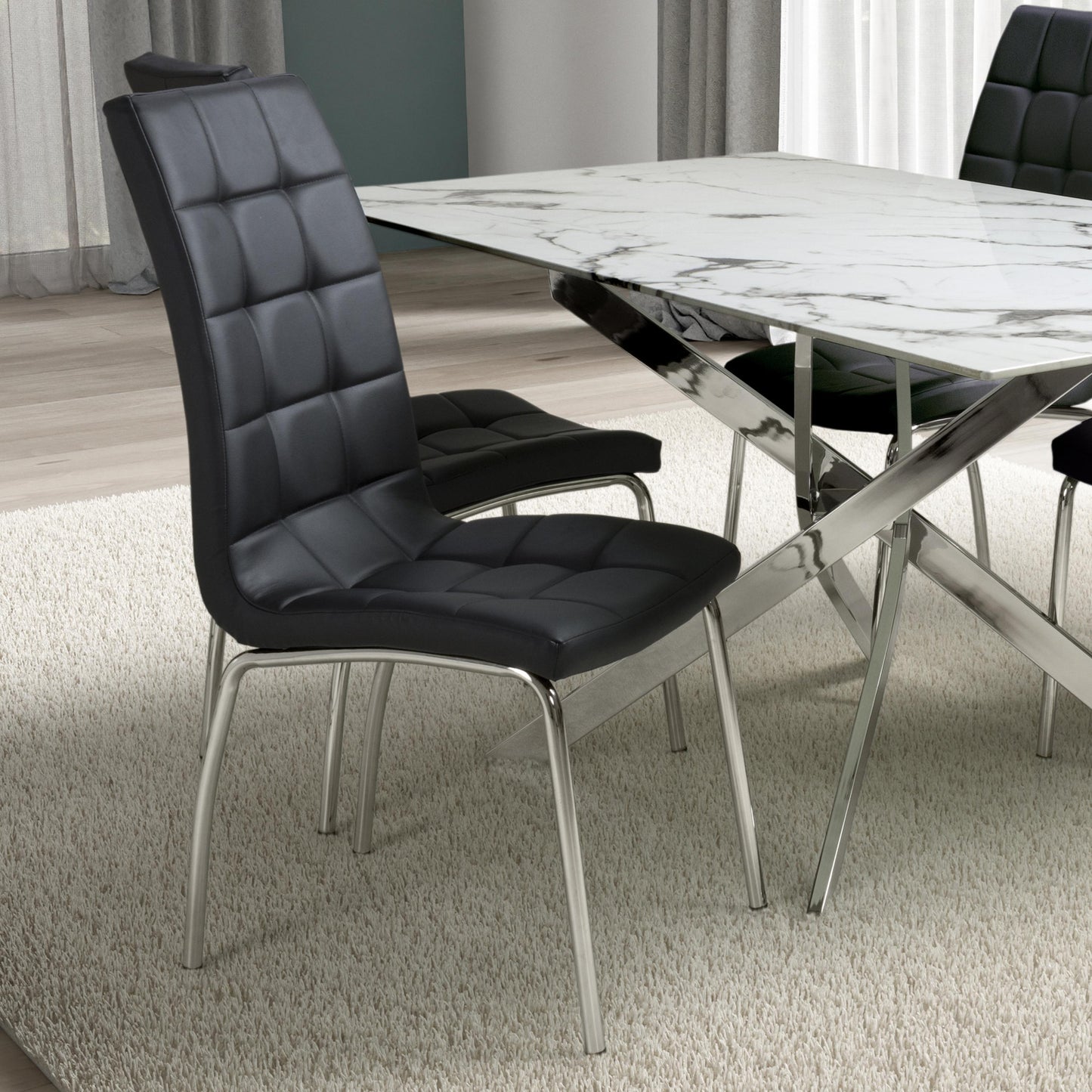 Astoria Round Dining Table & 4 Jenner Chair Dining Set