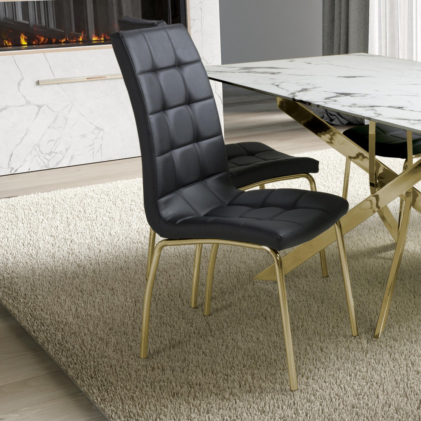 Astoria Round Dining Table & 4 Jenner Chair Dining Set