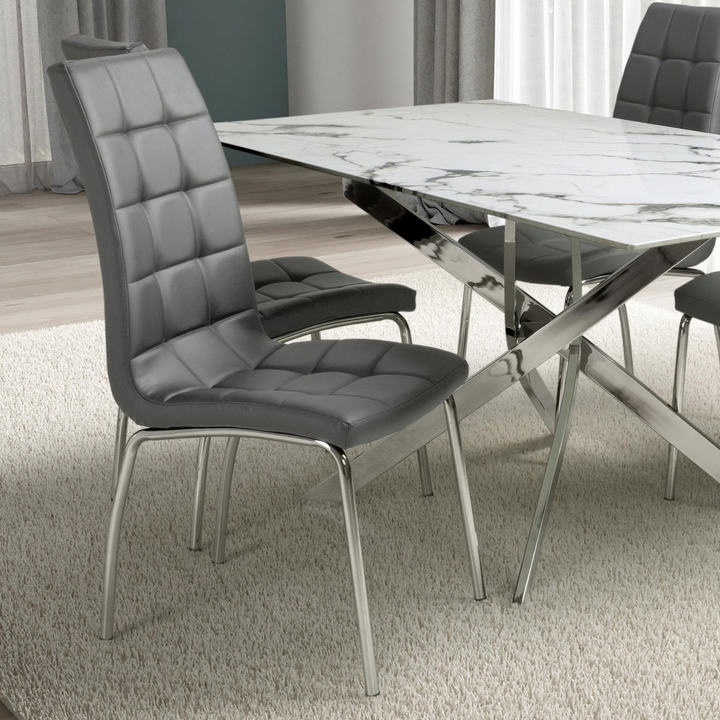 Astoria Round Dining Table & 4 Jenner Chair Dining Set