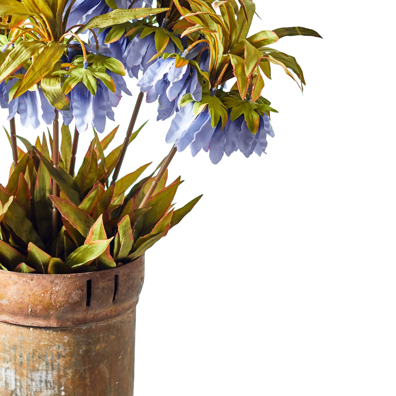 Faux Fritillaria Crown Stem Blue