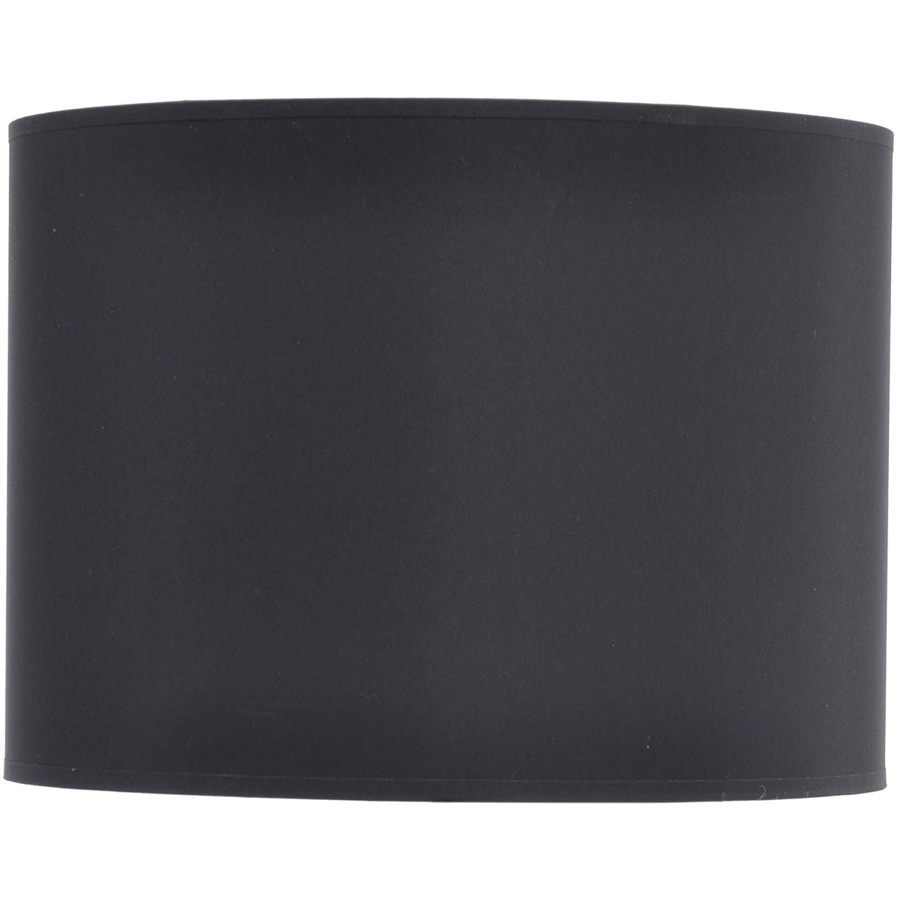 Black and Silver Lined Drum 16" Lampshade
