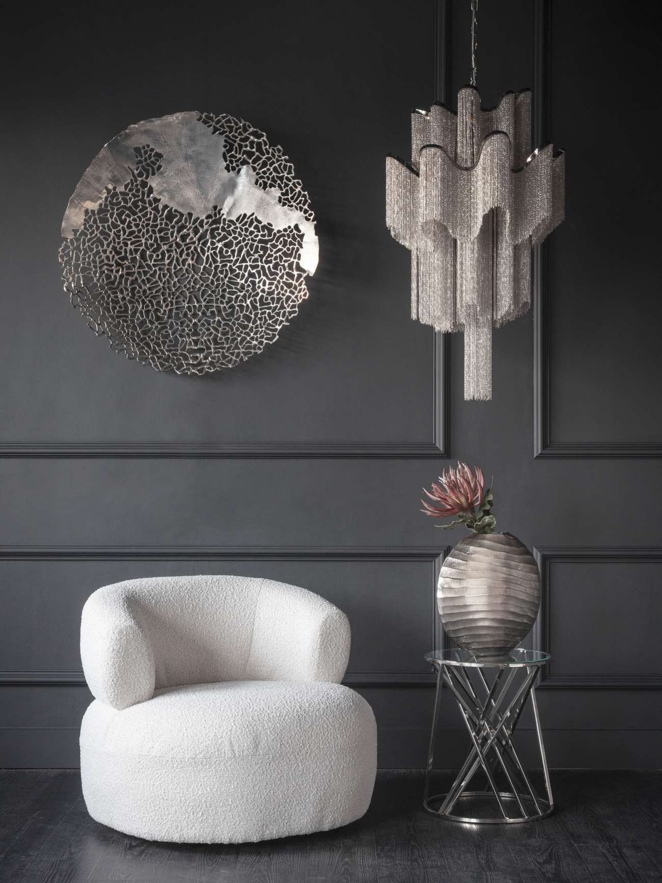 Apo Coral Aluminium Wall Sculpture