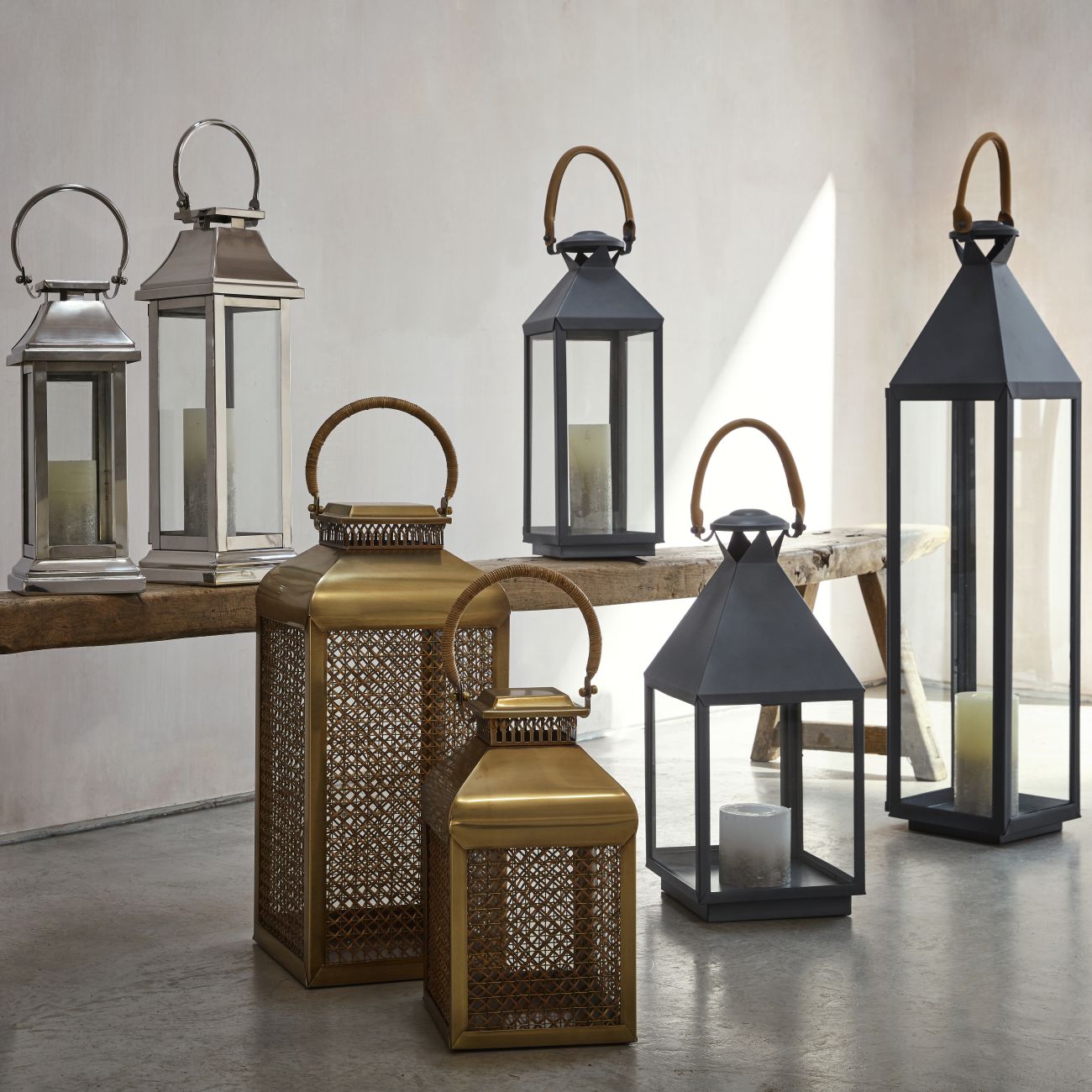 Kensington Grey Lantern Square