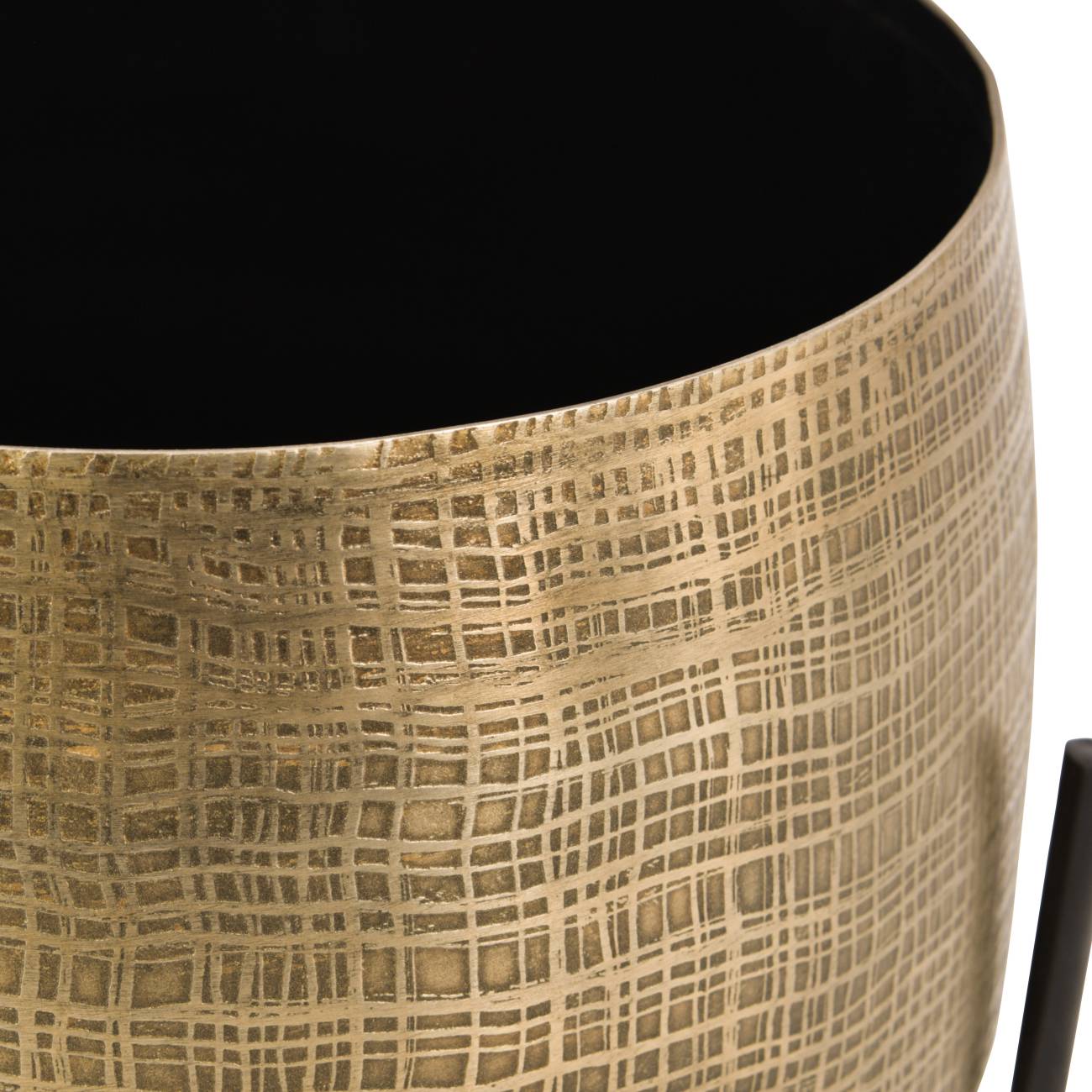 Clyde Tabletop Brass Set of 2 Planters