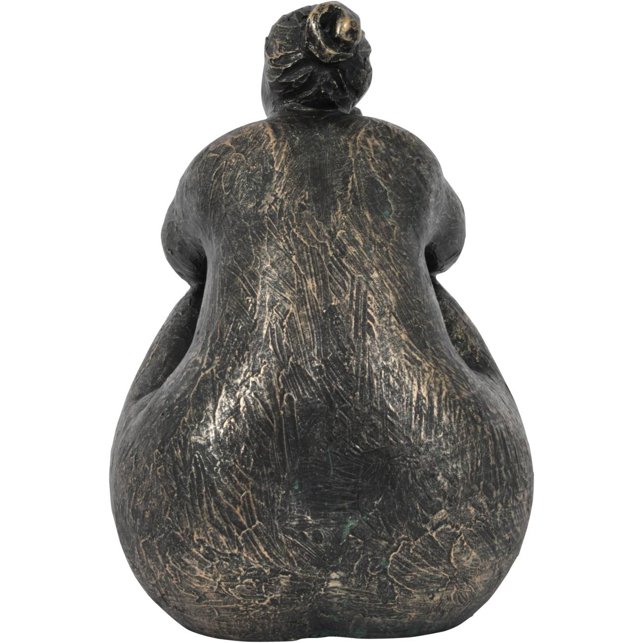 Athena Contemplating Feminine Form Resin Sculpture