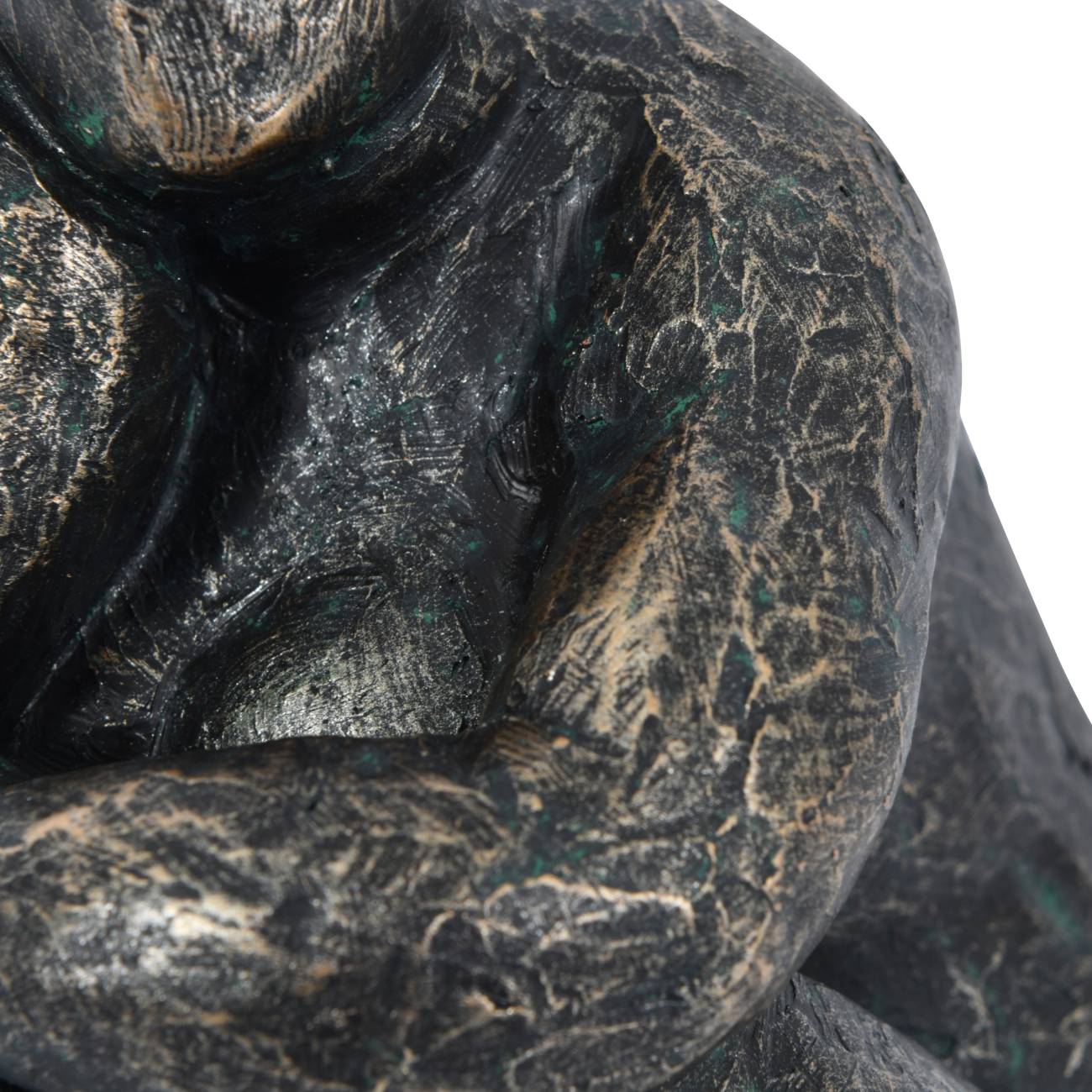 Athena Contemplating Feminine Form Resin Sculpture