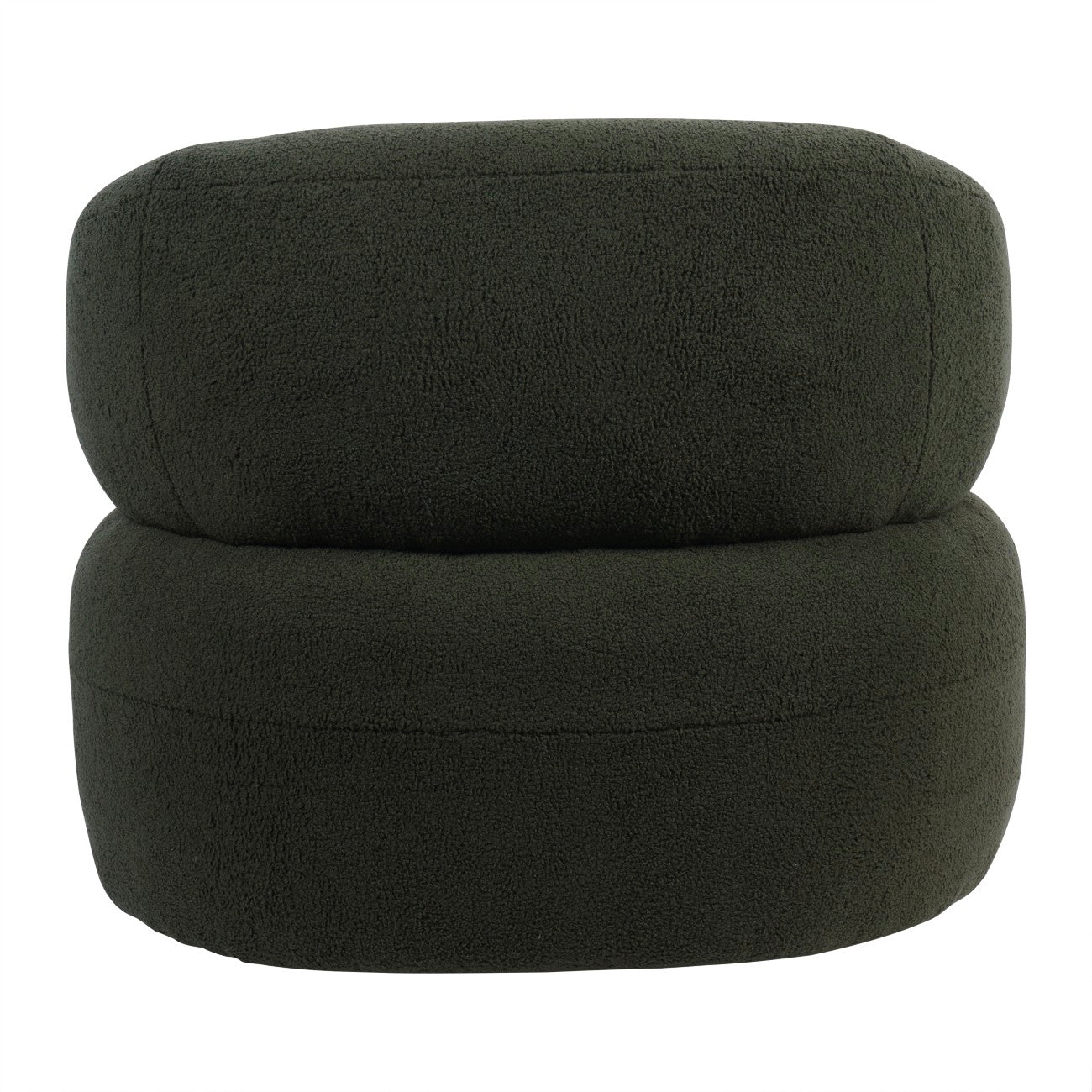 Luna Occasional Chair in Boucle Hunter Green