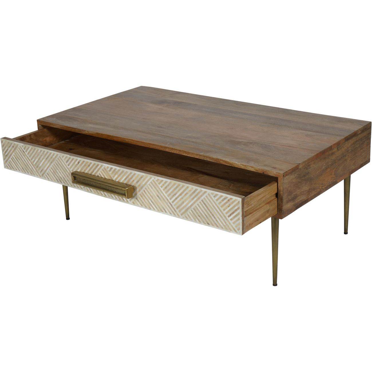 Linden Bone and Mango wood Coffee Table - Pak Tao