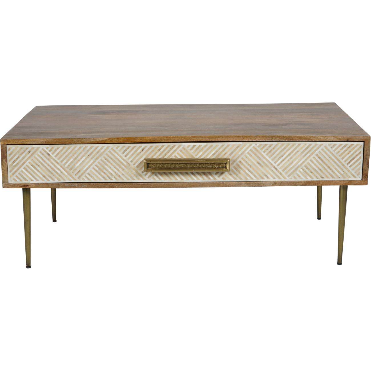 Linden Bone and Mango wood Coffee Table - Pak Tao