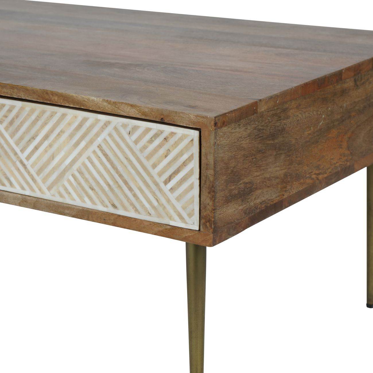 Linden Bone and Mango wood Coffee Table - Pak Tao
