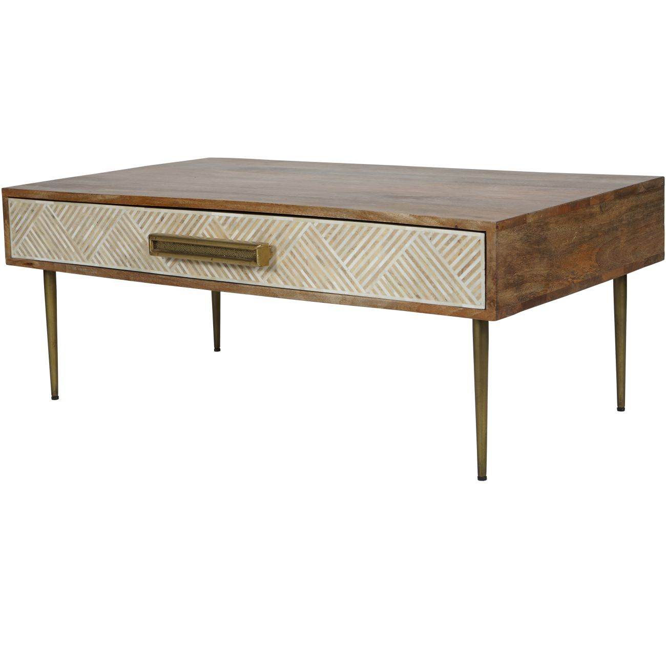 Linden Bone and Mango wood Coffee Table - Pak Tao