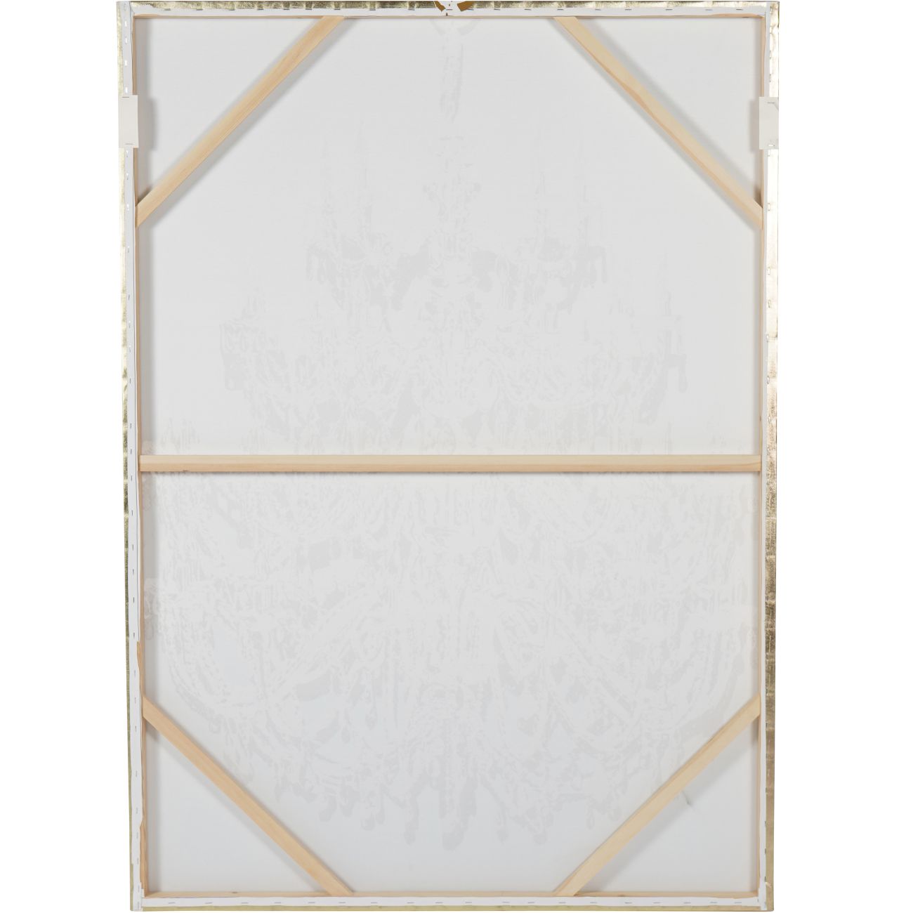 Chandelier Gold Foiled Canvas Wall Art 140x100cm