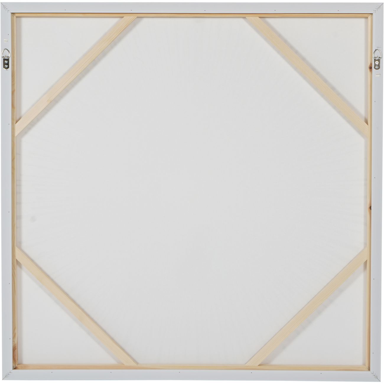 Golden Foiled Sunburst Framed Canvas Wall Art 100x100cm