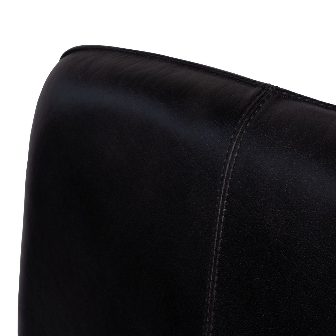 Pair of Robinson Leather Bar Stools in Charcoal