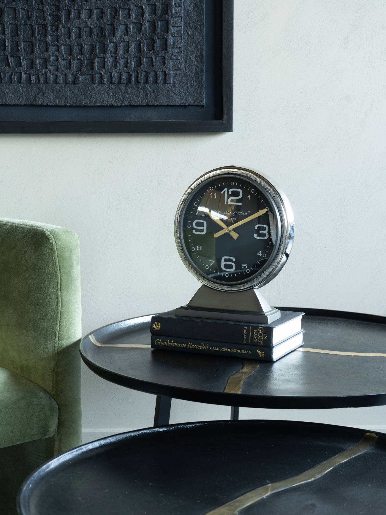 Aviation Mantel Clock Large 32cm