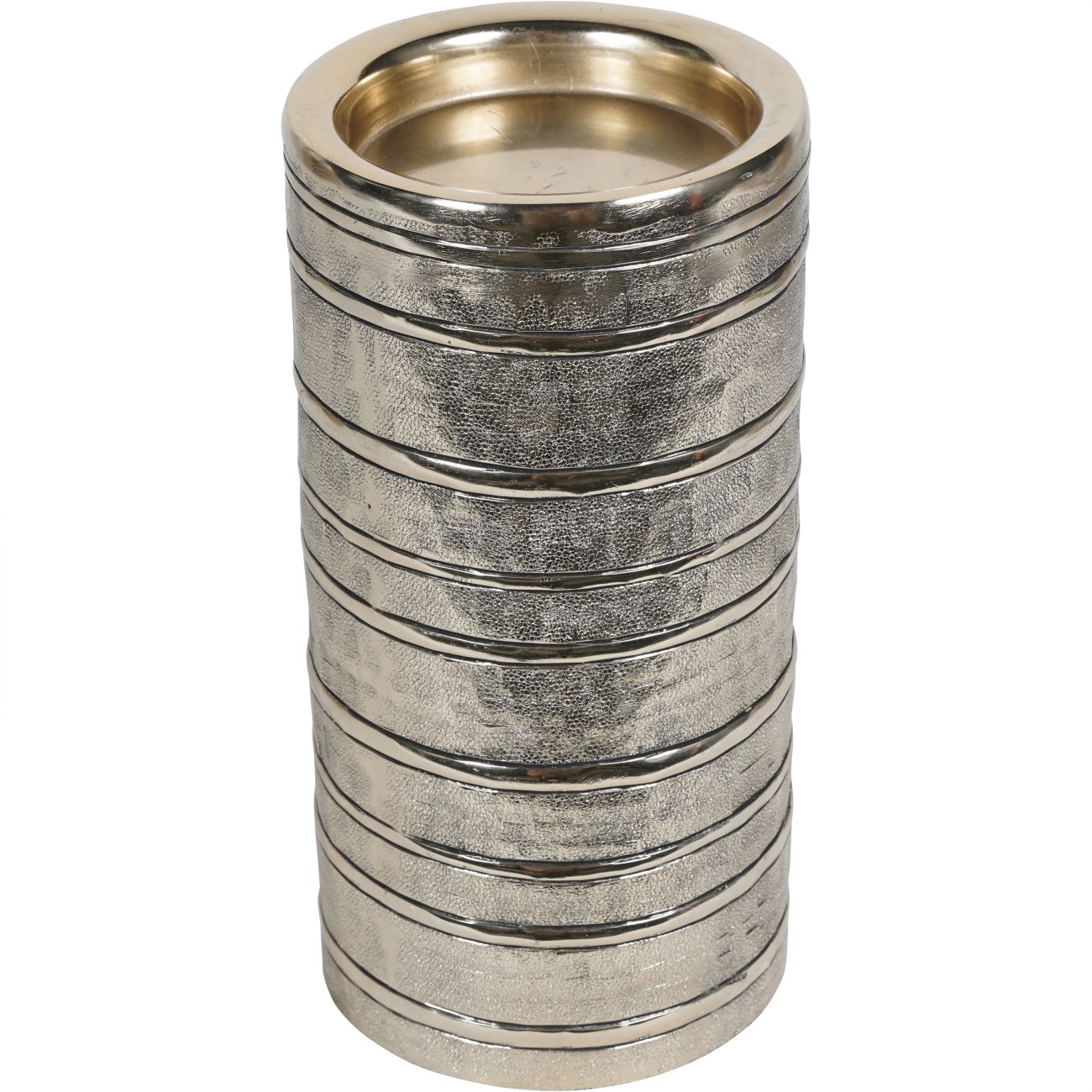 Gilver Rings Pillar Candle Holder 26cm