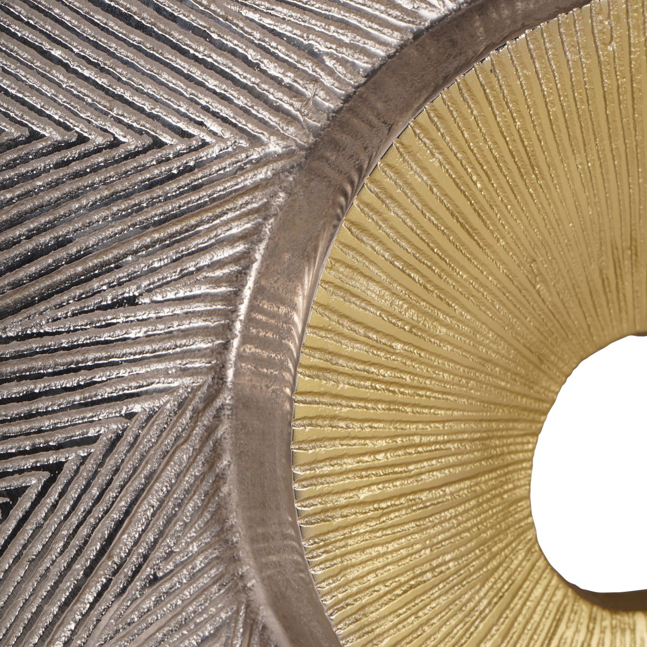 Bergen Nickle Aluminium Wall Art 38cm