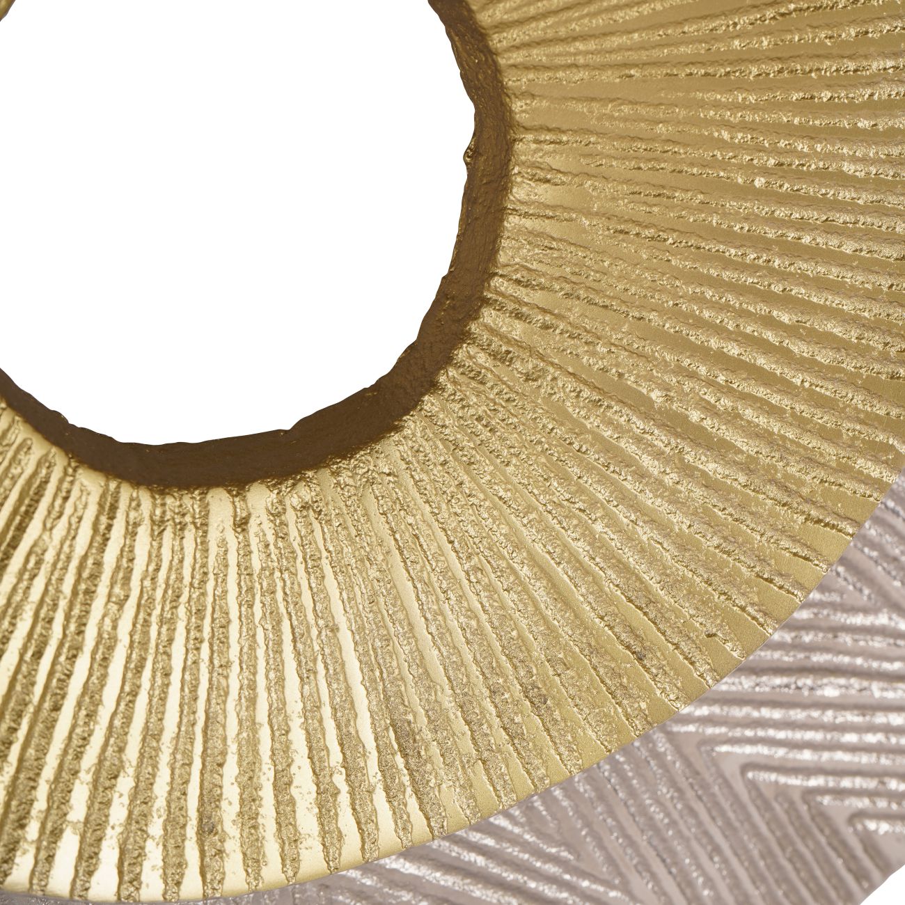 Bergen Nickle Aluminium Wall Art 38cm