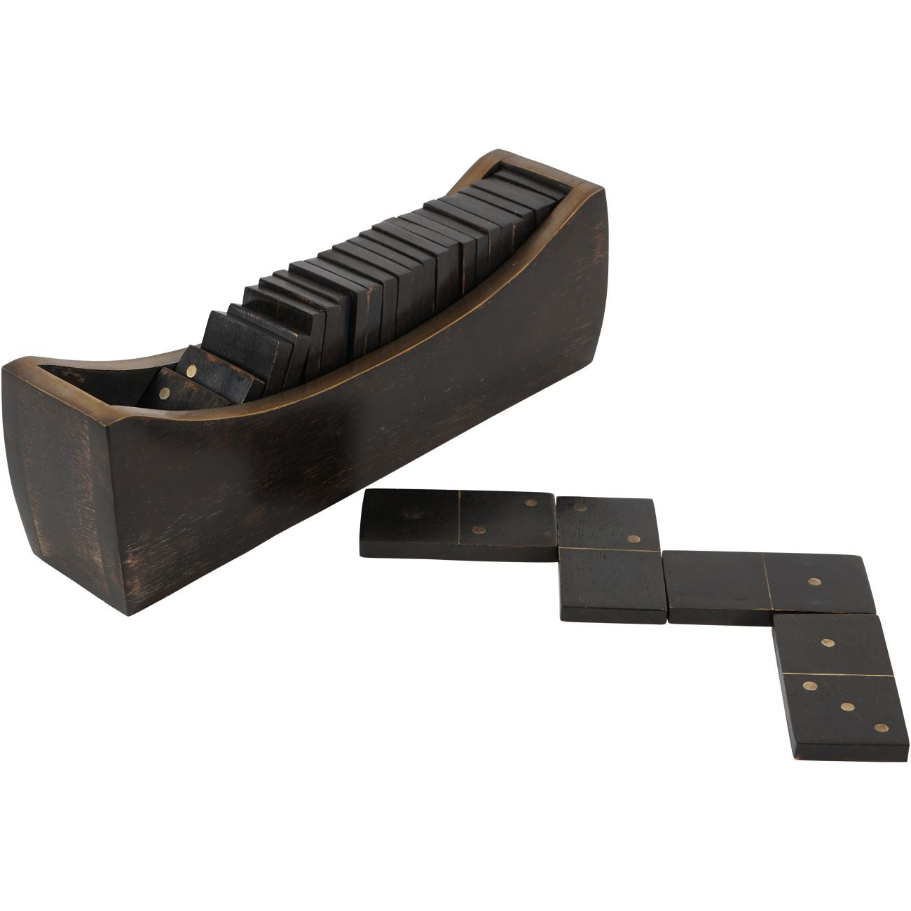 Columbia Large Domino Set in Curved Tray