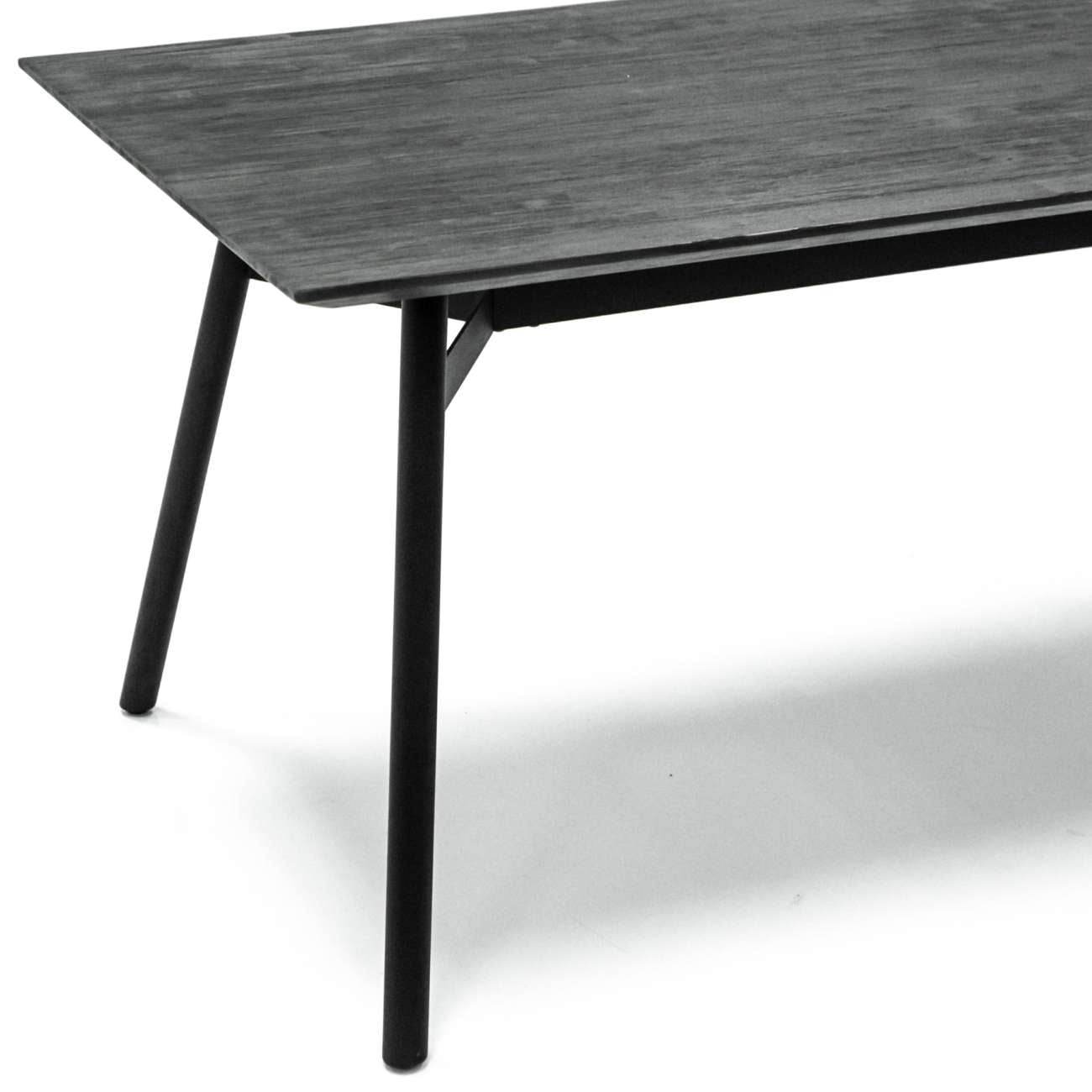 Bronks Black Acacia Dining Table - Pak Tao