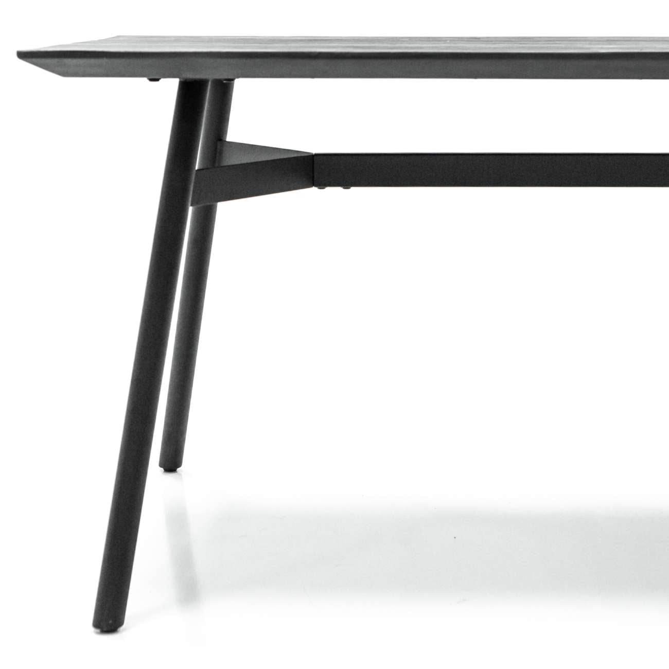 Bronks Black Acacia Dining Table - Pak Tao