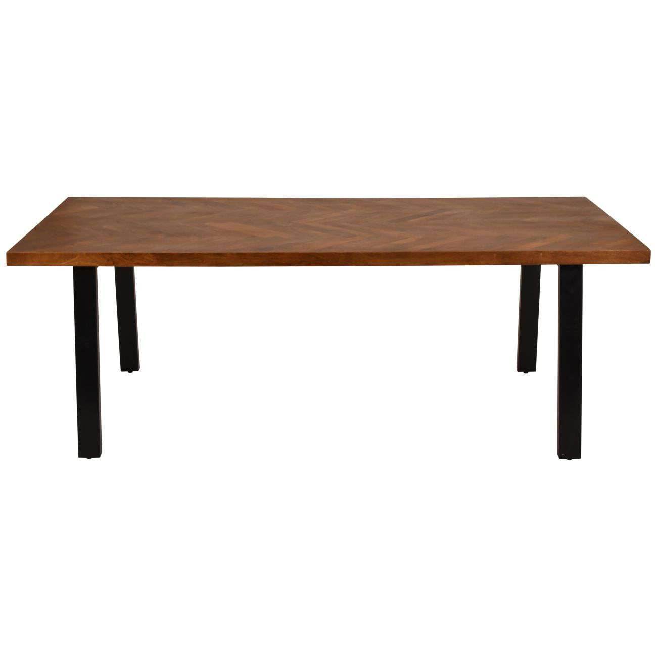 Burnham II Herringbone Dining Table - Pak Tao