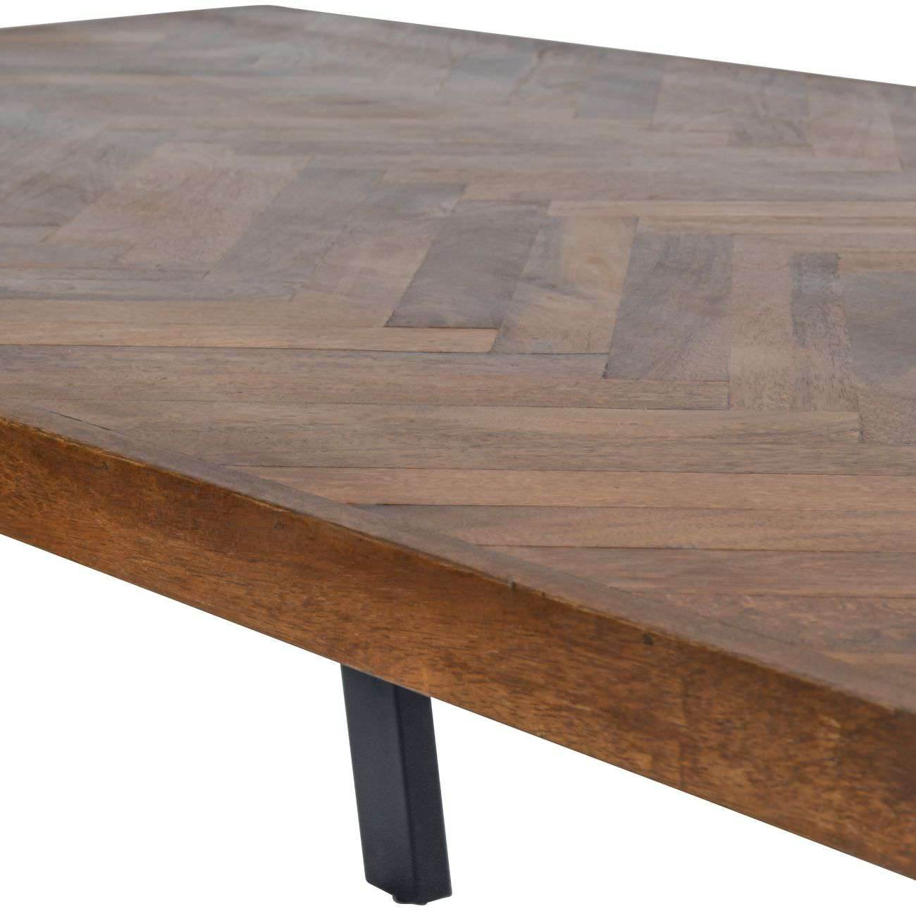 Burnham II Herringbone Dining Table - Pak Tao