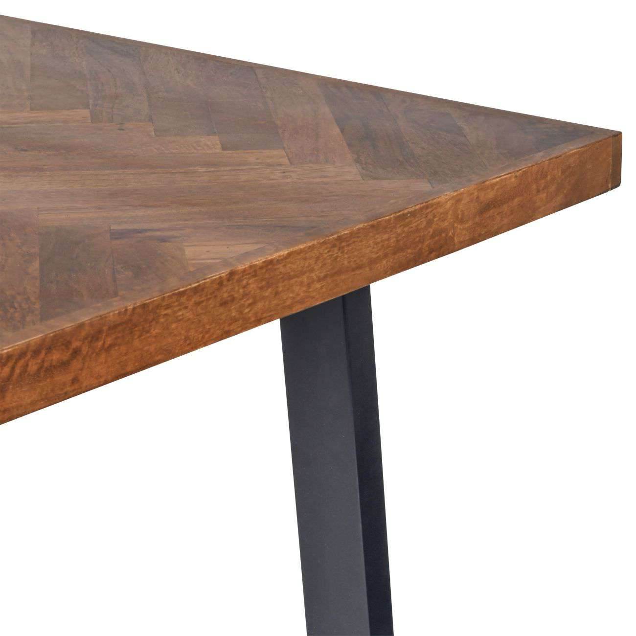 Burnham II Herringbone Dining Table - Pak Tao