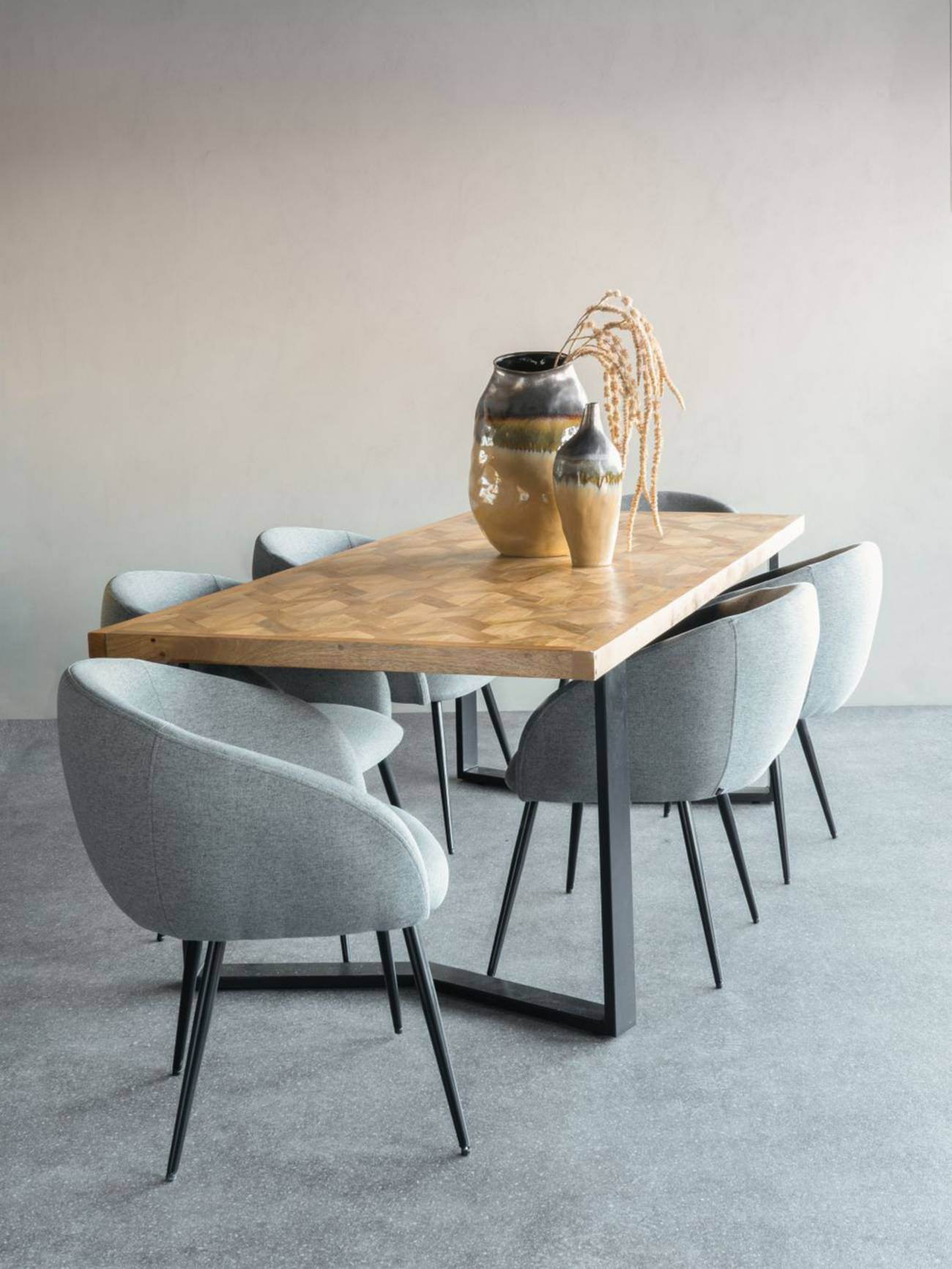 Marston II Geometric 220cm Dining Table - Pak Tao
