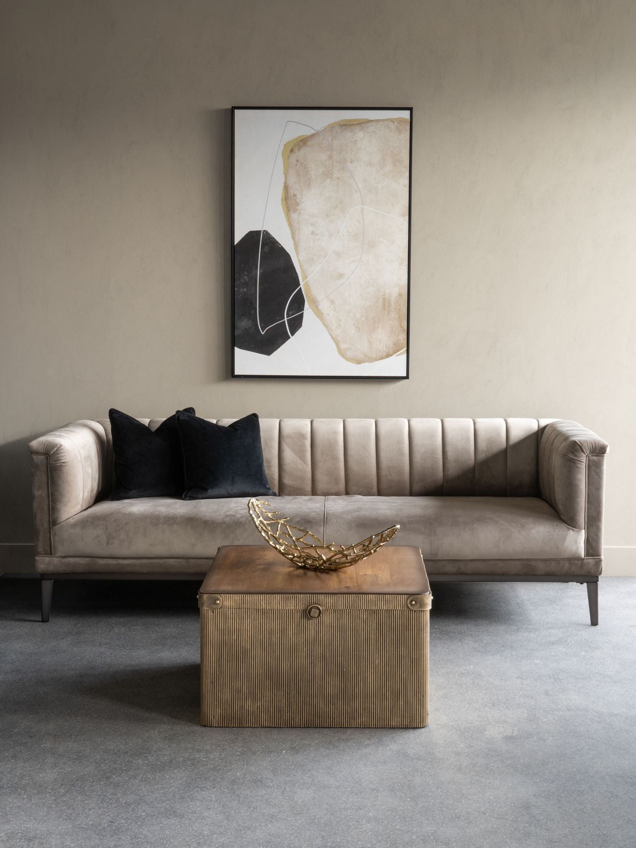 Framed Abstract Canvas Wall Art 80x120cm