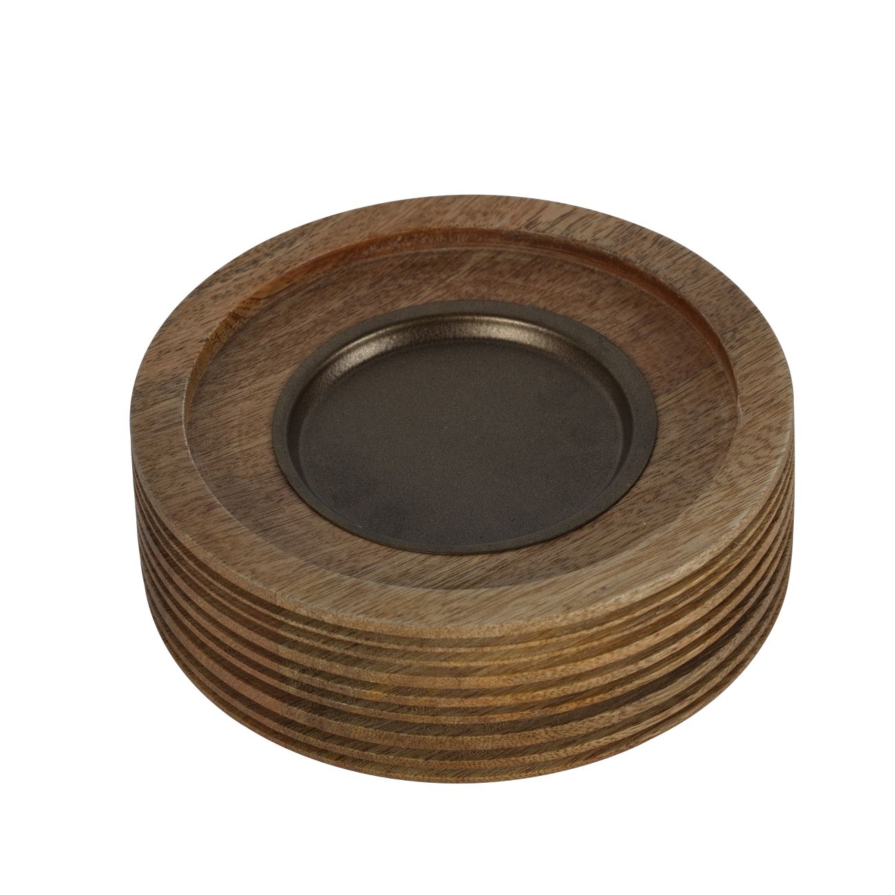 Glass & Wood Hurricane