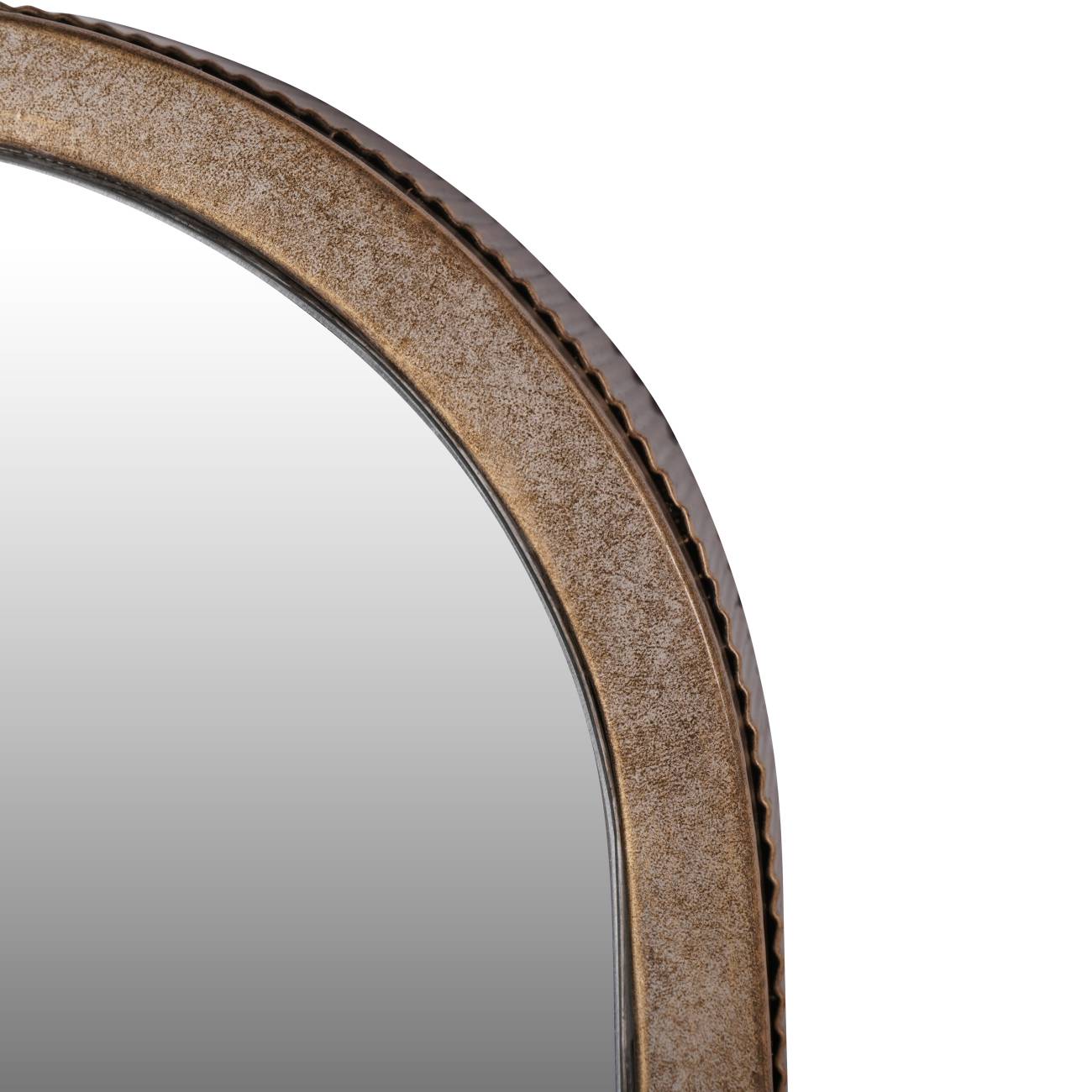 Belvedere Aged Gold Rectangular Mirror 102x75.5cm