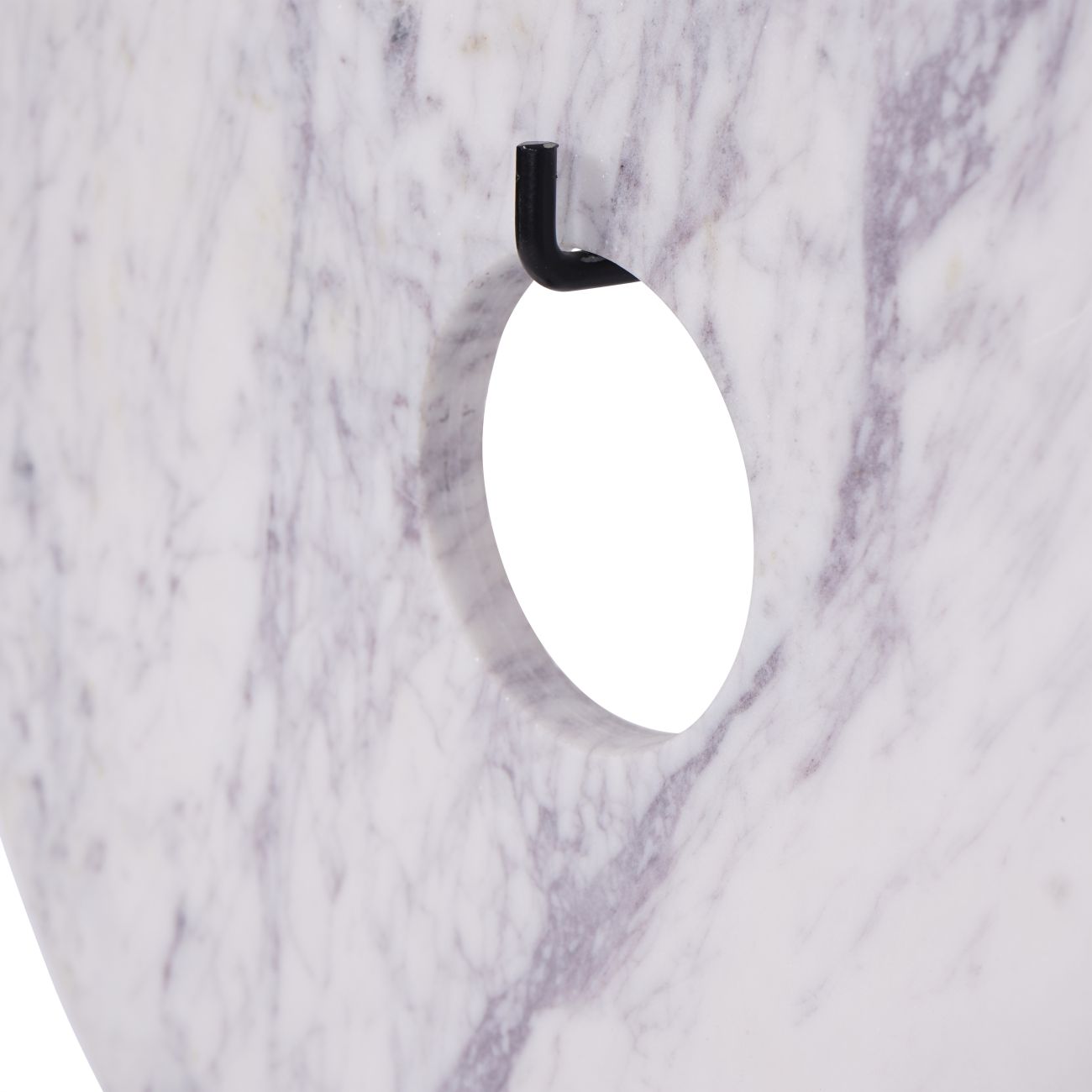 Castello White Marble Disc