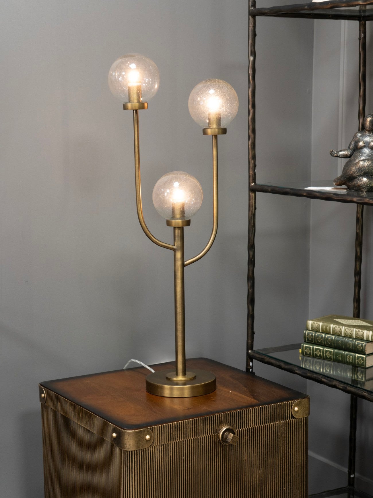 Wellesley Three Globe Table Lamp