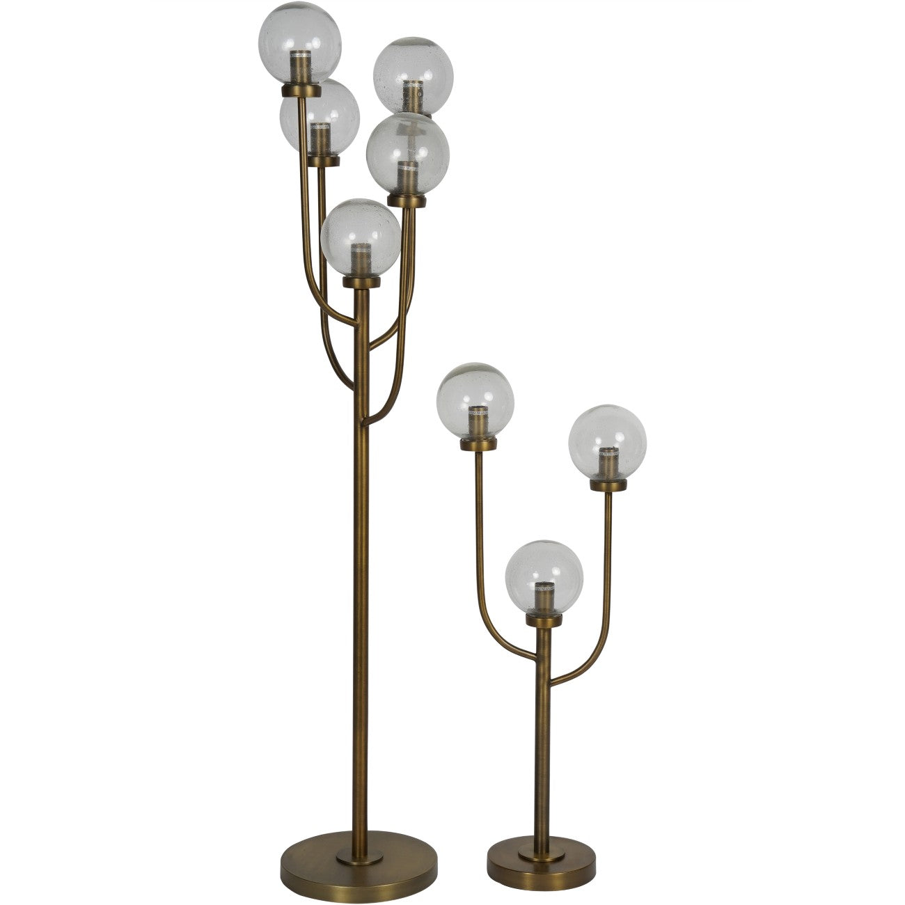 Wellesley Globe Five Lamp Pendant