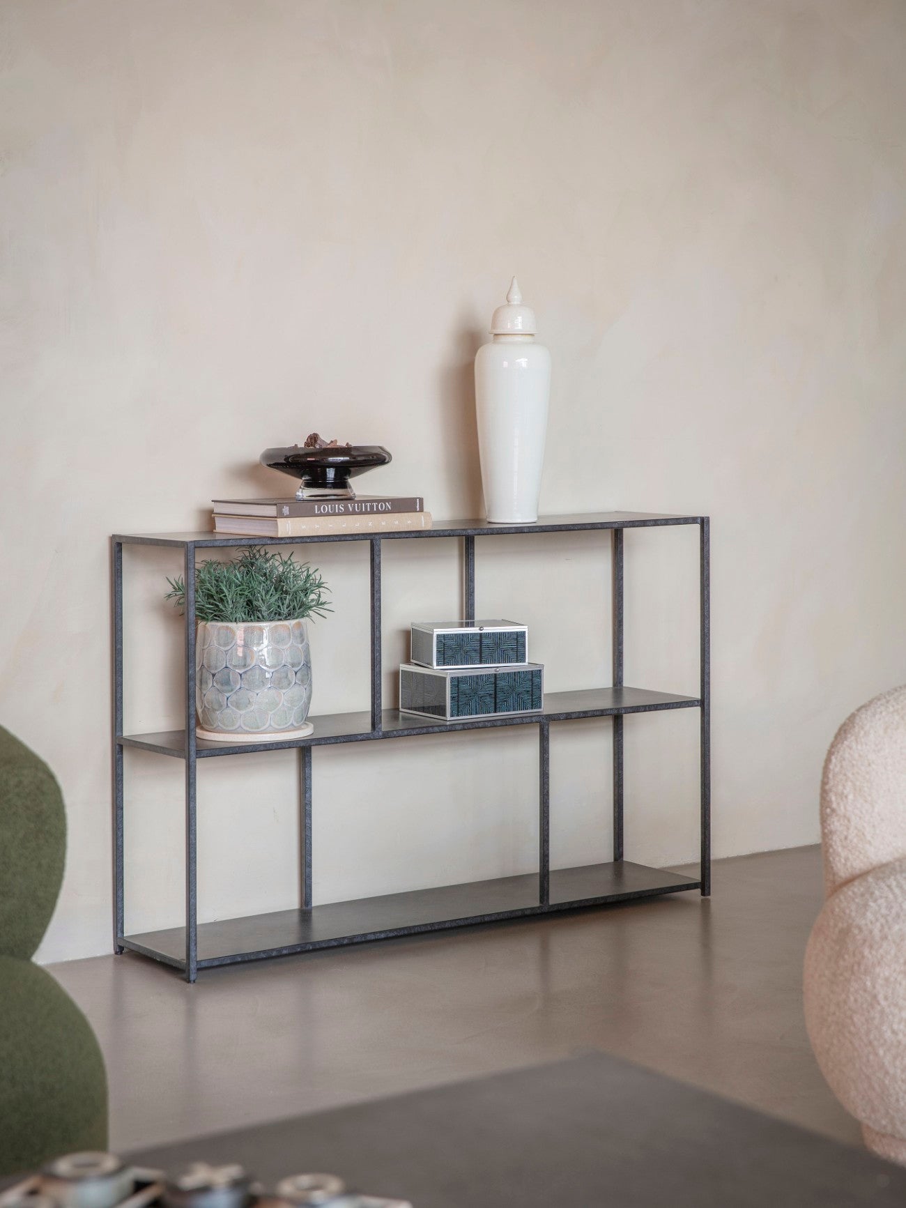 Brooks Console Table Mottled Black