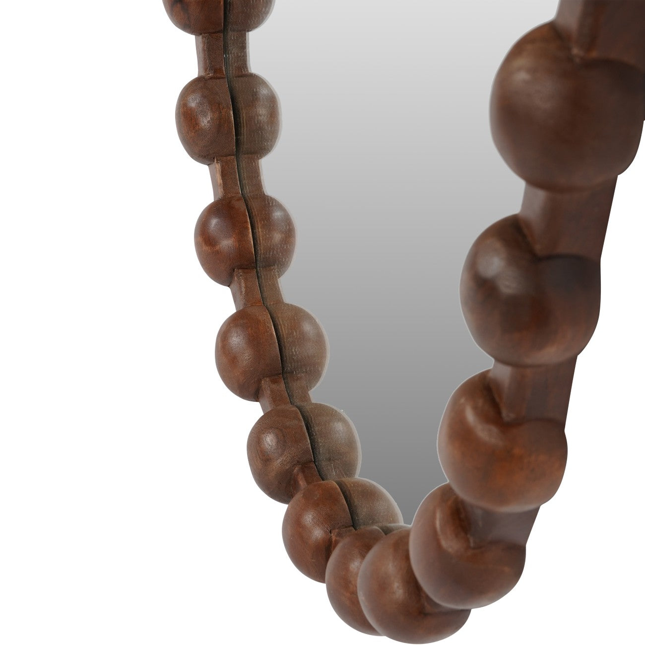 Carmel Oval Wooden Carved Mirror
