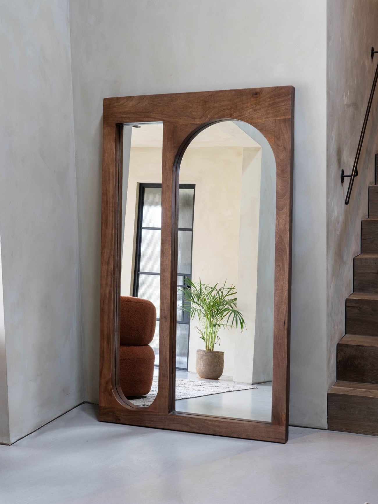 Monterey Wooden Floor Standing Mirror