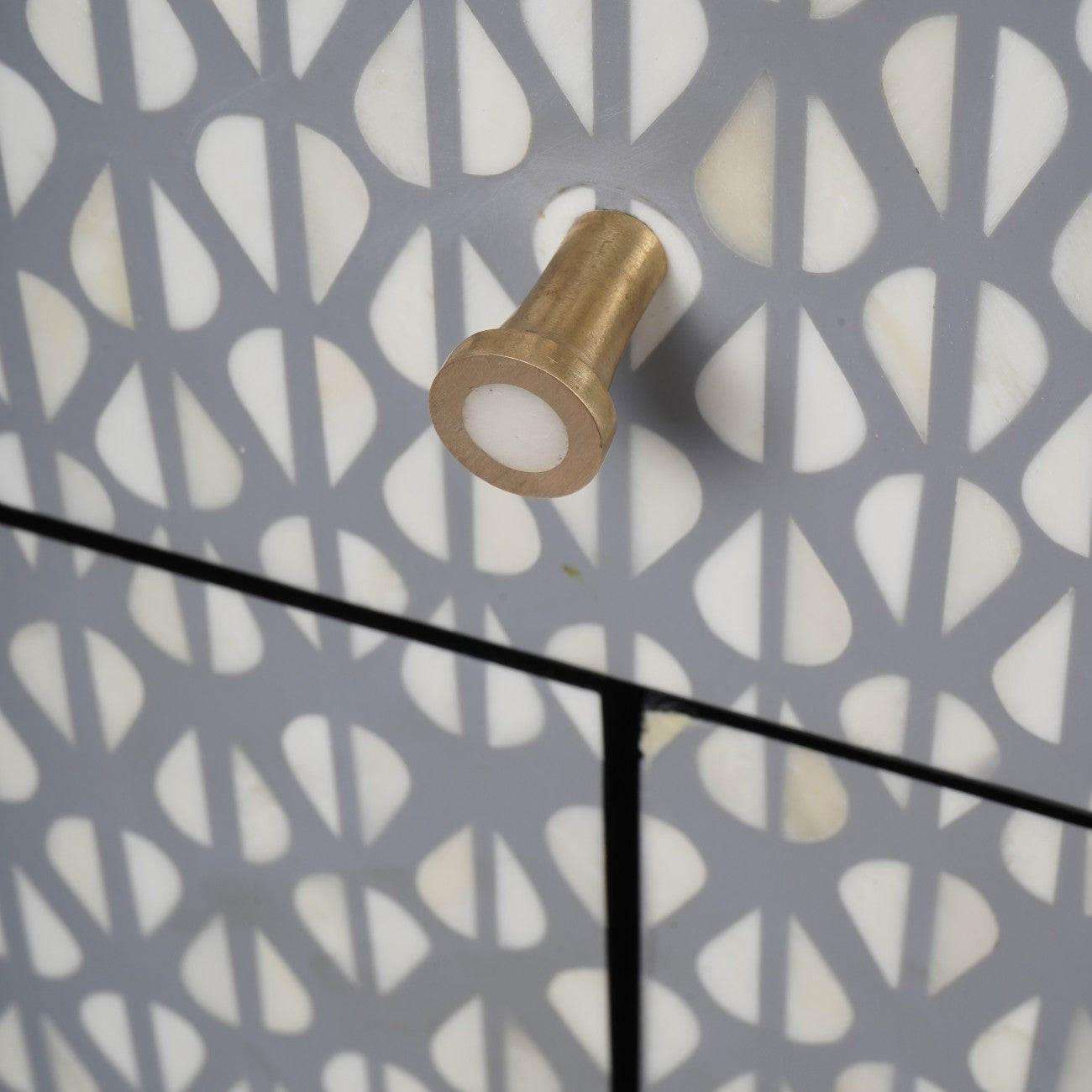 Burgess Bone Inlay 2 Door Bedside