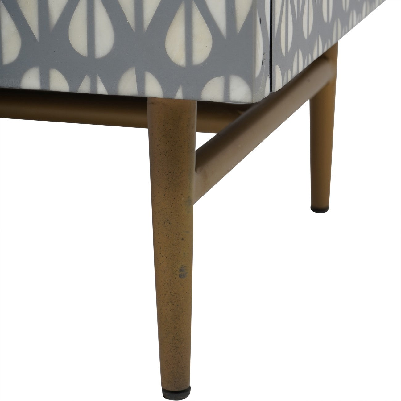 Burgess Bone Inlay 2 Door Bedside