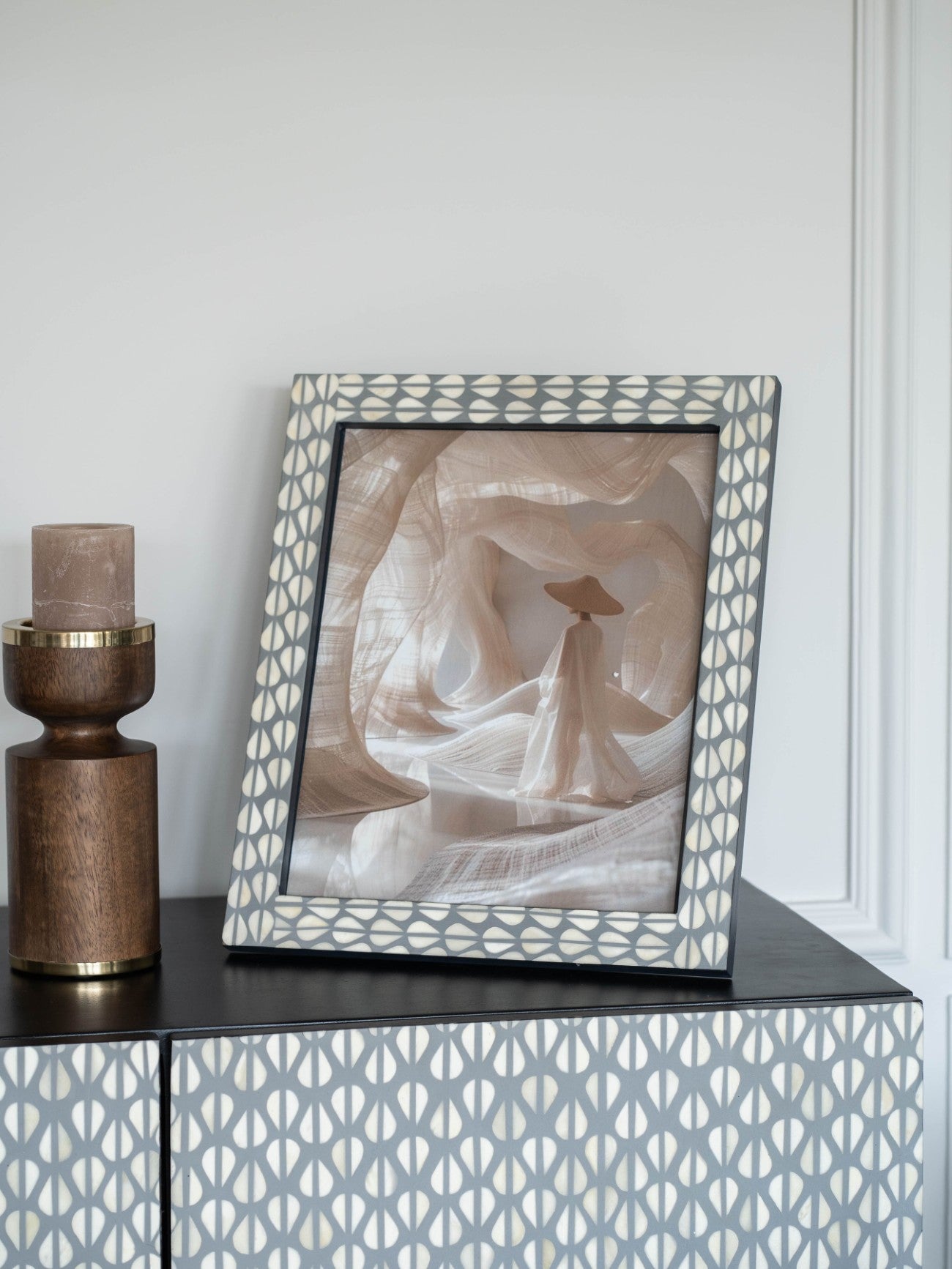 Burgess Bone Inlay Photo Frame 11x14