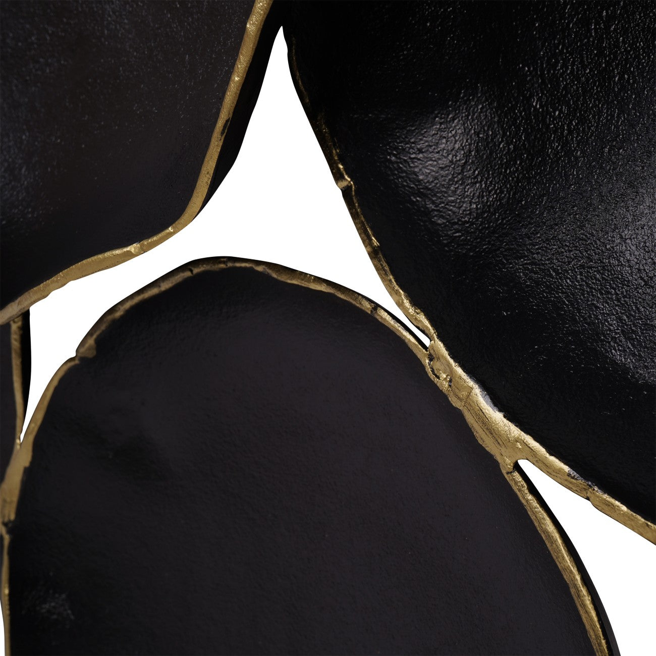 Arlow 7 Disc Black Metal Wall Art