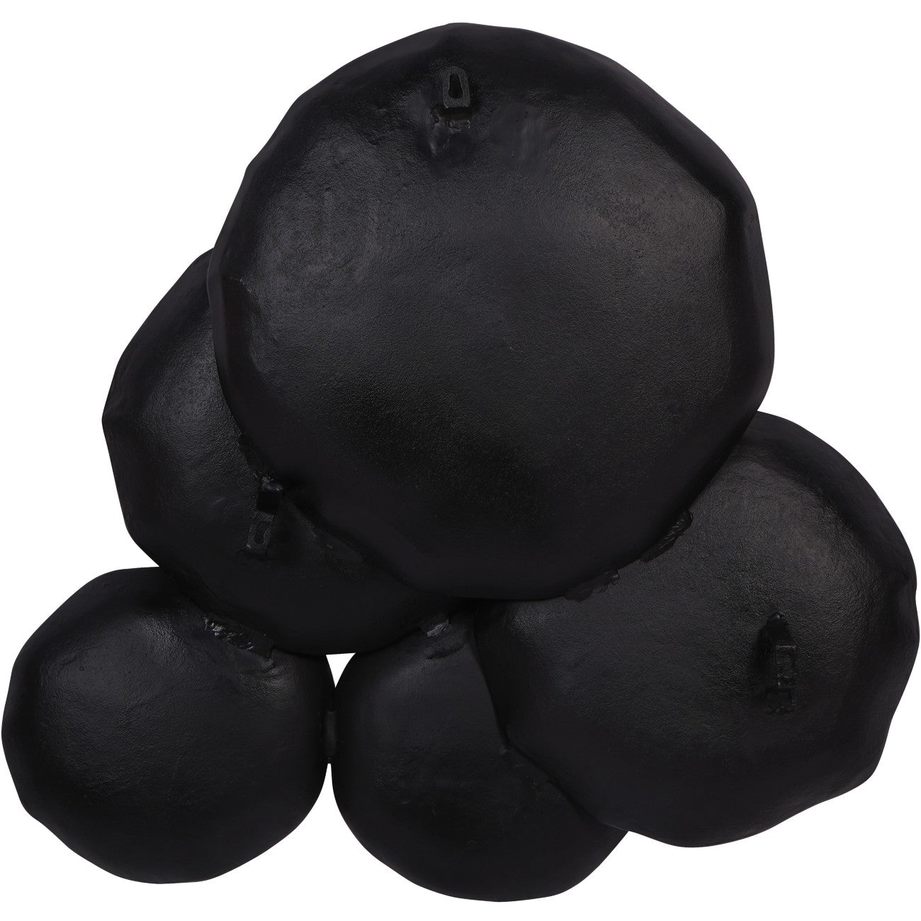 Arlow 5 Disc Black Metal Wall Art