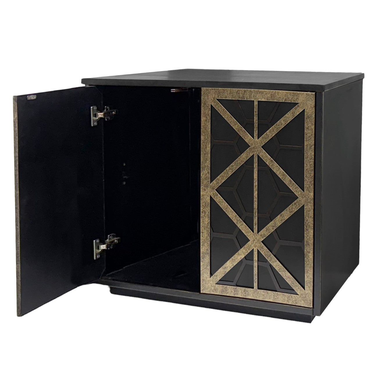 Reeno Fretwork 2 Door Cabinet