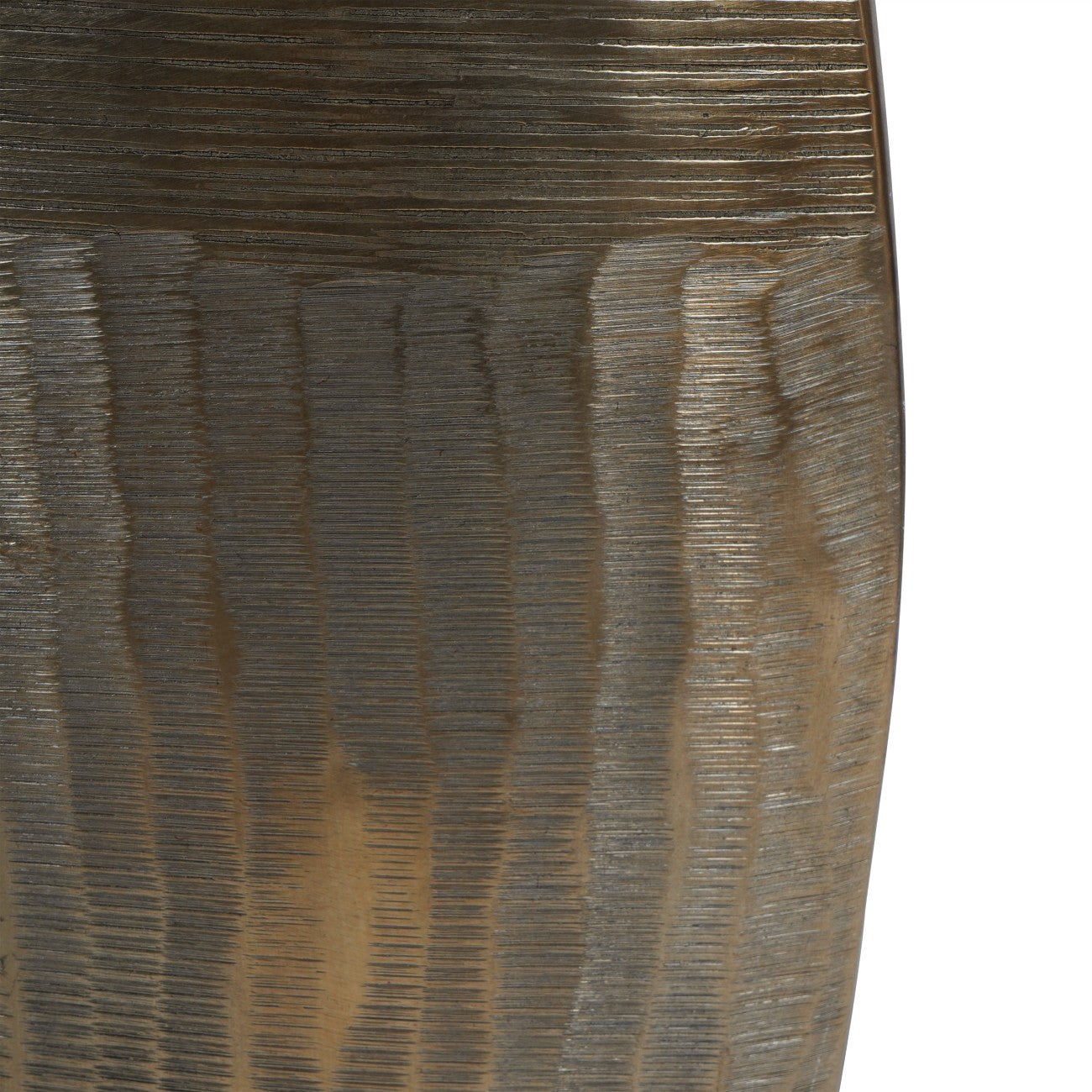 Southwold Textured Oval Antique Brass Vase 80cm