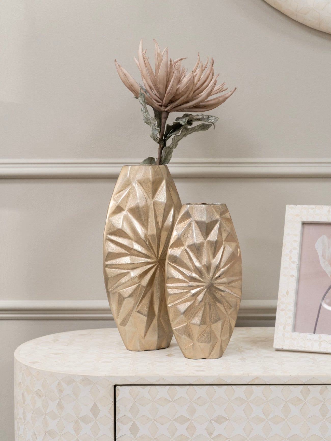 Hatton Cast Aluminium Vase 32cm