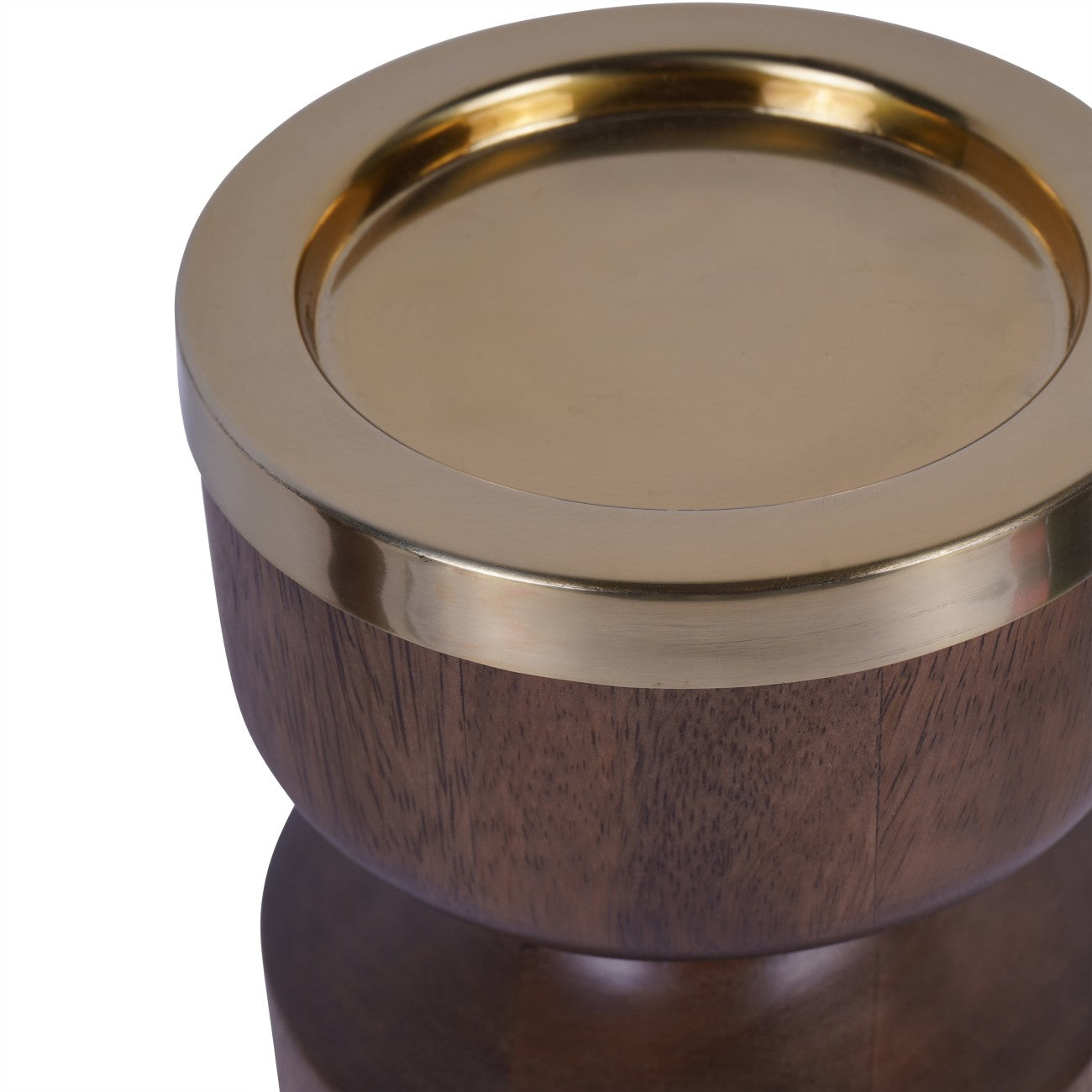 Amalfi Wooden Pillar Holder 31cm