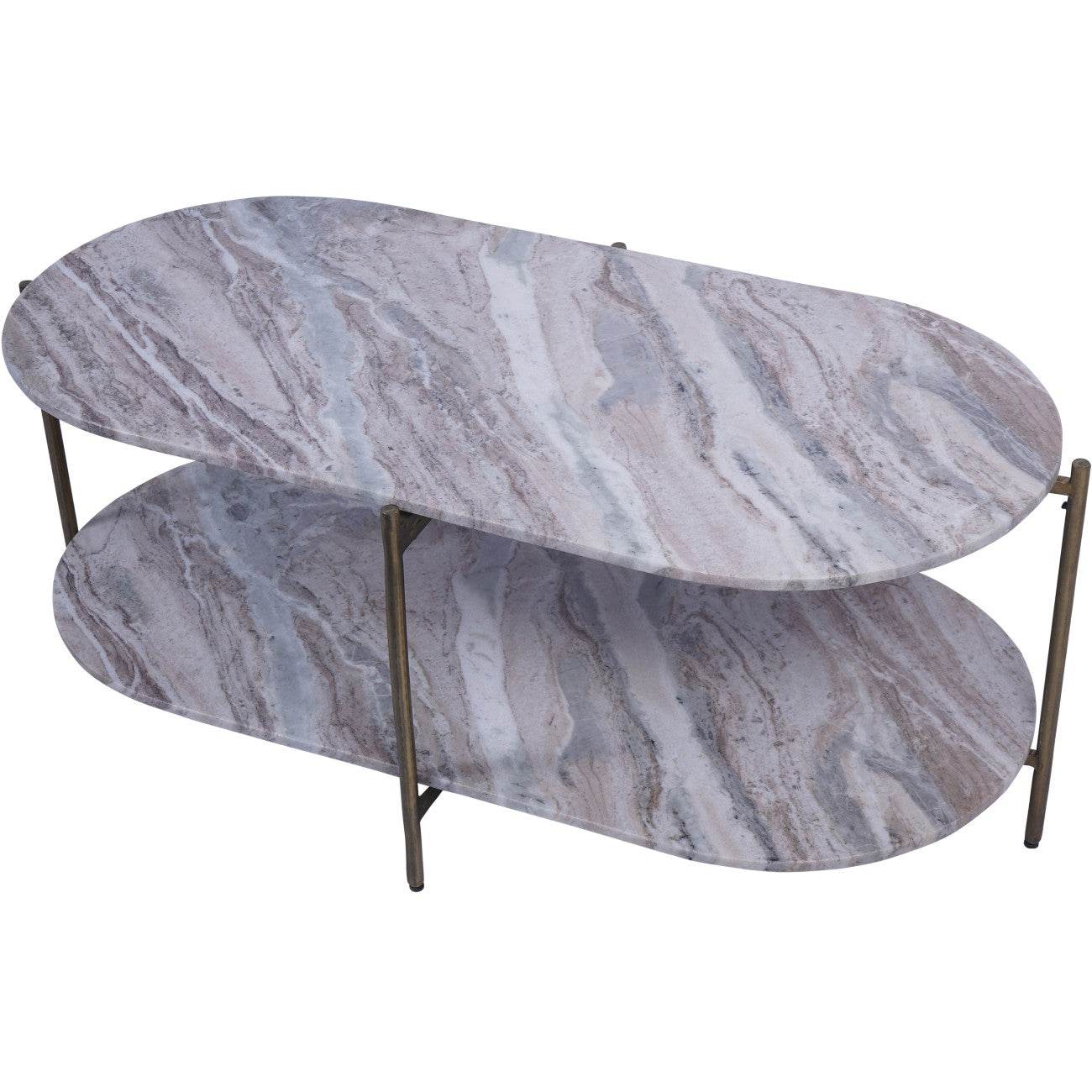 Toronto Marble Top and Base Coffee Table - Pak Tao